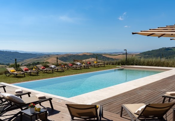 La piscina con vista panoramica - Il Poggiarellone 