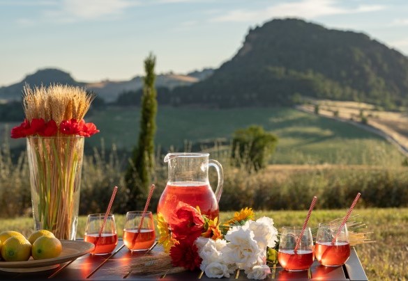 Un aperitivo preparato a bordo piscina - Il Poggiarellone  