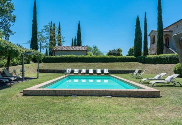 The pool measures 11 x 5,5 m with a constant depth of 1.50 m - Il Poggio alle Trese  