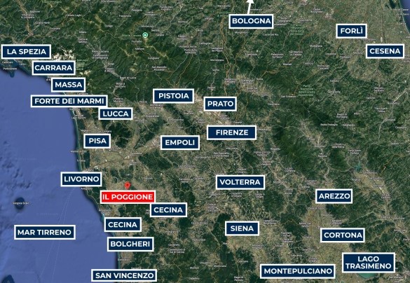 Mappa - Il Poggione