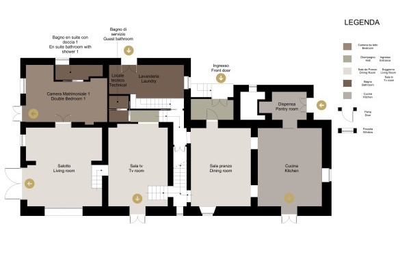 Ground floor - Il Poggione