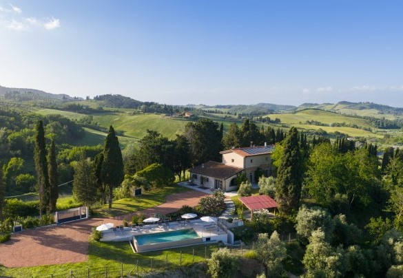 La proprietà gode di una posizione panoramica privilegiata - Il Poggione