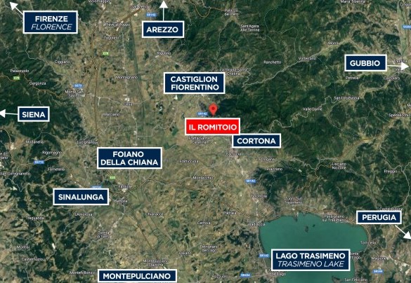 Il Romitoio - Map 