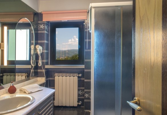 The wonderful bathroom with a shower on the first floor - Il Vignale