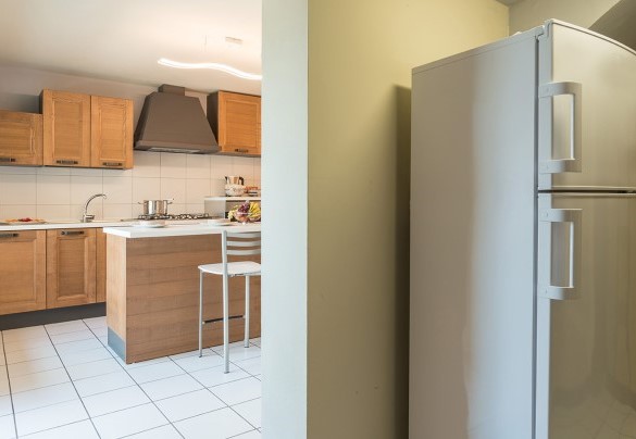 Two refrigerators next to the kitchen - Il Vignale