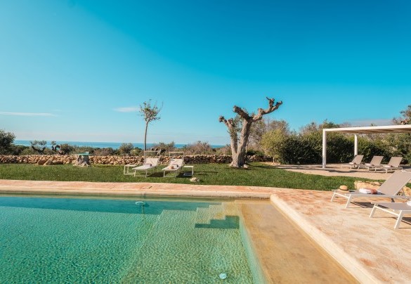 Zona prendisole della piscina - Kyvos