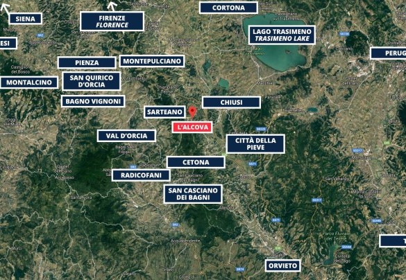 L'Alcova - Mappa