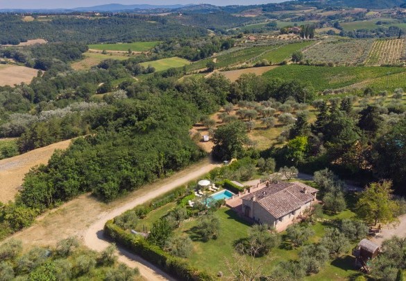 Vista panoramica del casale - L'Oliveta