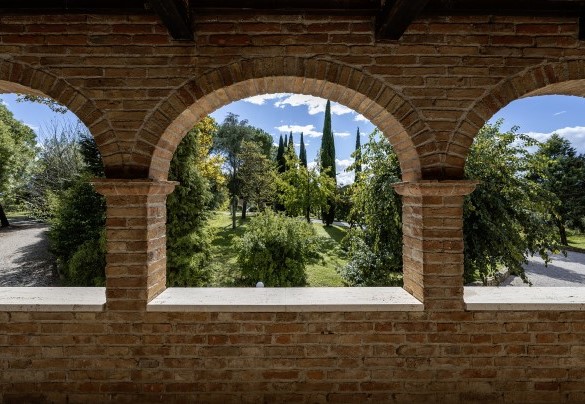 Panoramic view from the first-floor loggia - La Burraia