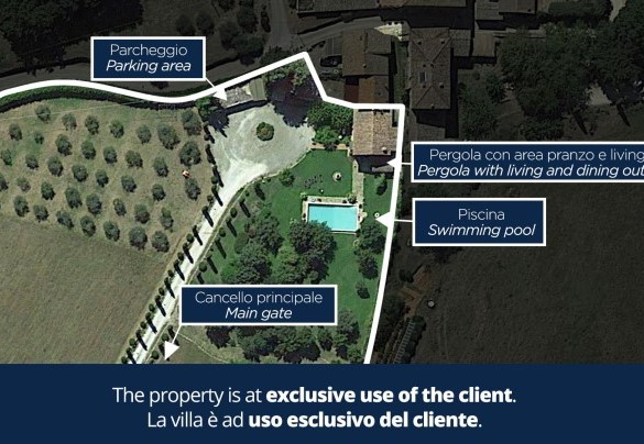 La Capanna di Franca - Property Plan