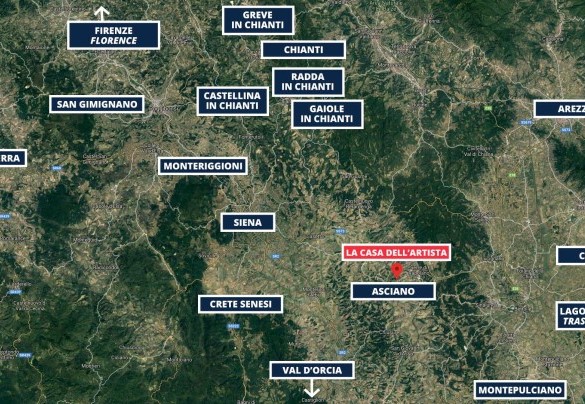 La Casa dell'Artista - Map