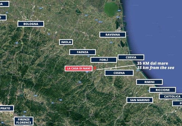 La Casa di Nanì - Mappa