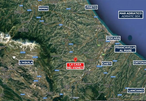 La Casa nei Vigneti - Mappa