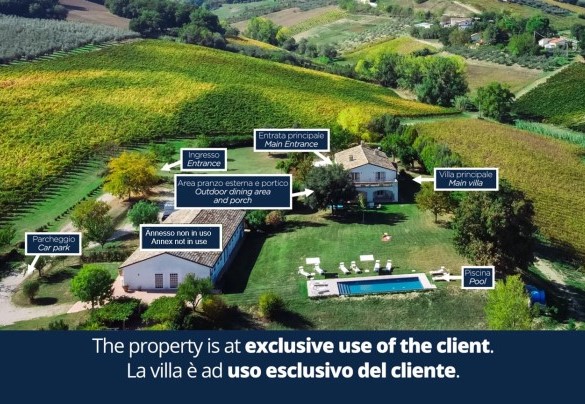 La Casa nei Vigneti - Mappa della proprietà
