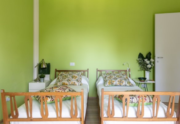 Twin bedroom (joinable beds) no.4 on the first floor (apartment 1) -  La Casetta