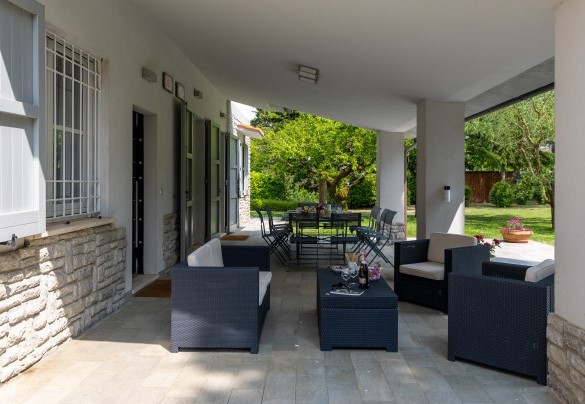 Seating area outside the apartments -  La Casetta
