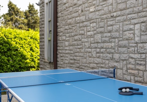 Ping pong table in an area behind the villa -  La Casetta