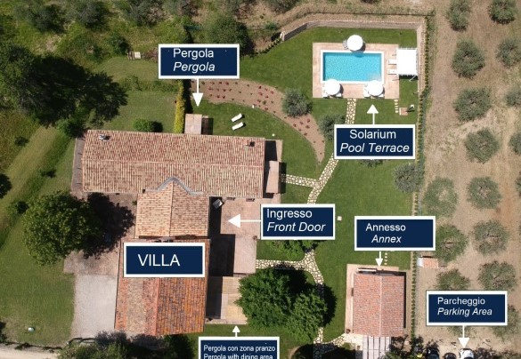 La Collina degli Ulivi - Property Plan