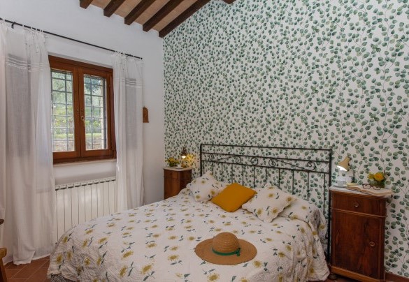 La camera matrimoniale n.2 nella suite - La Collina degli Ulivi