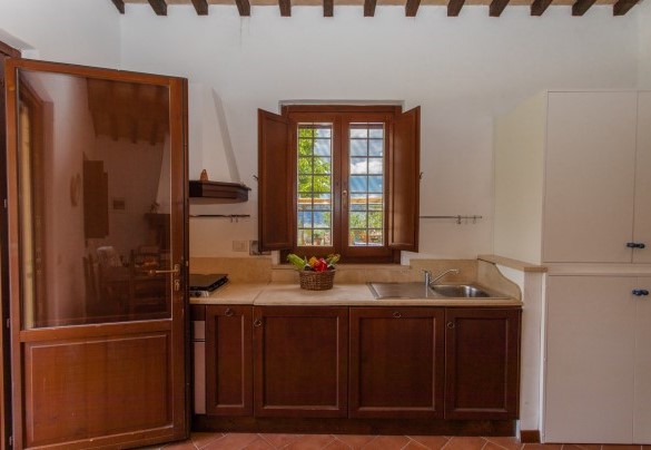 L'angolo cottura nella suite - La Collina degli Ulivi 