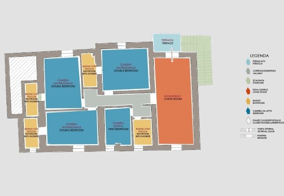 La Colonica - First Floor