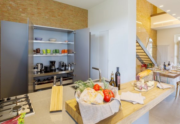 La cucina dell’unità 2  – La Fonte di Santa Regina