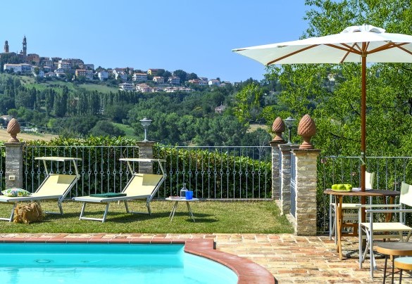 The view ranges from the hills to the historic villages - La Girolima