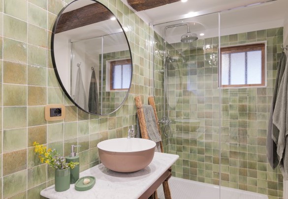 Bagno con doccia n.1 en suite alla camera n.1, piano terra - La Leopoldina