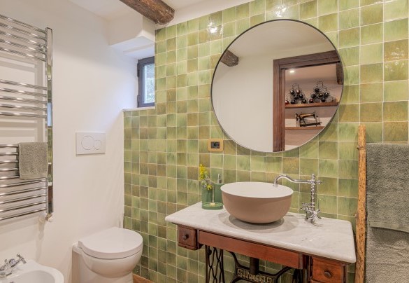 Bagno con doccia n.1 en suite alla camera n.1, piano terra - La Leopoldina