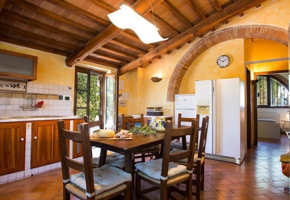 The equipped kitchen close by the dining room – La Magia 8+2