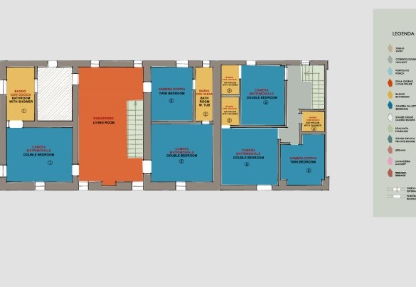 La Mandolata - First Floor