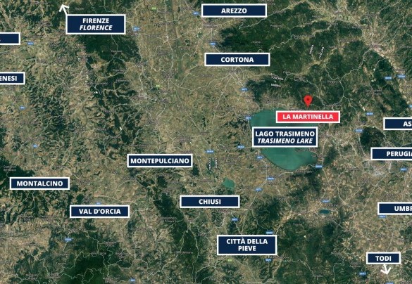 La Martinella - Map