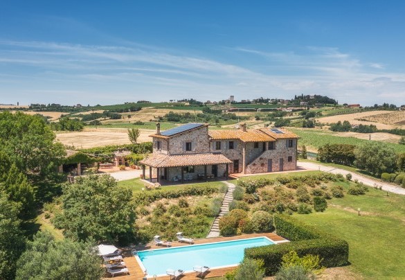 Bellissimo casale con piscina privata in affitto - La Panoramica