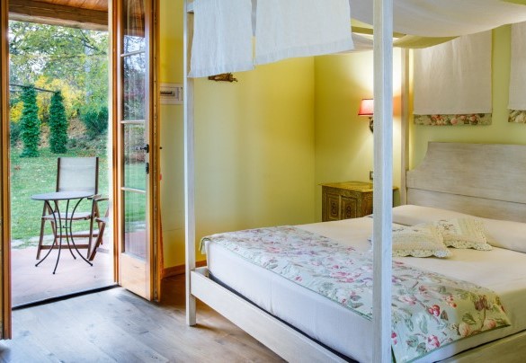 Double bedroom on the annex on the ground floor – La Tana del Ghiro