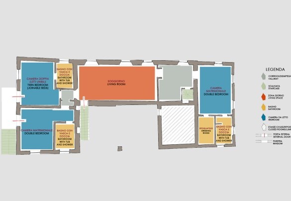La Tana del Ghiro - First Floor Main House