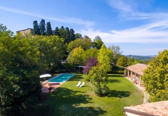 Panoramic view of the villa – La Tana del Ghiro