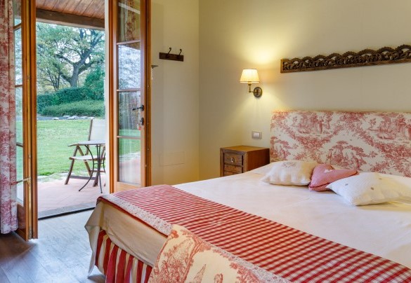 Double bedroom with divisible beds in the annex on the ground floor - La Tana del Ghiro 