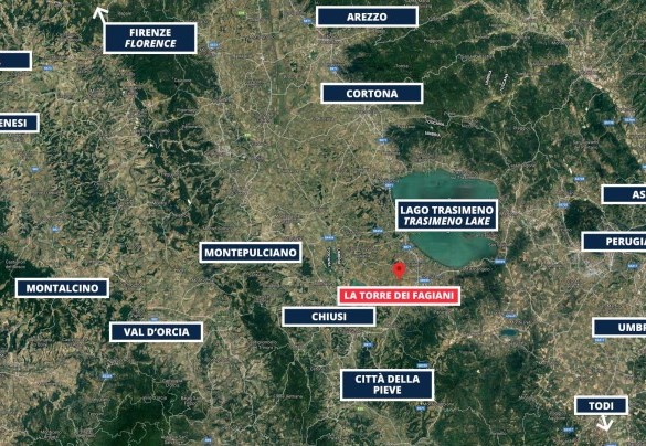 La Torre dei Fagiani - Map