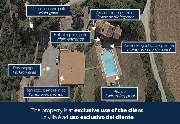 La Torre dei Fagiani - Property Plan