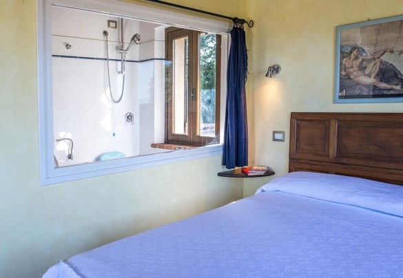 Double bedroom, with divisible beds, n.2 on the first floor with bathroom en-suite - La Torre dei Fagiani 8+2