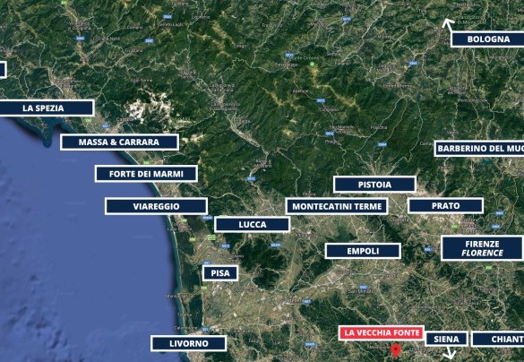 La Vecchia Fonte - Mappa
