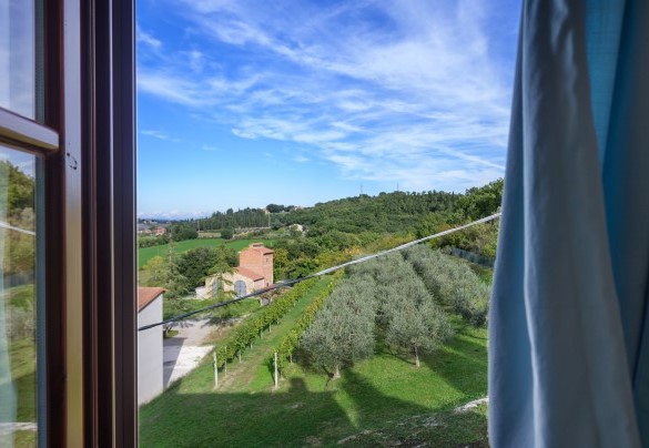 Vista dalla camera n.4 - La Vecchia Pieve 