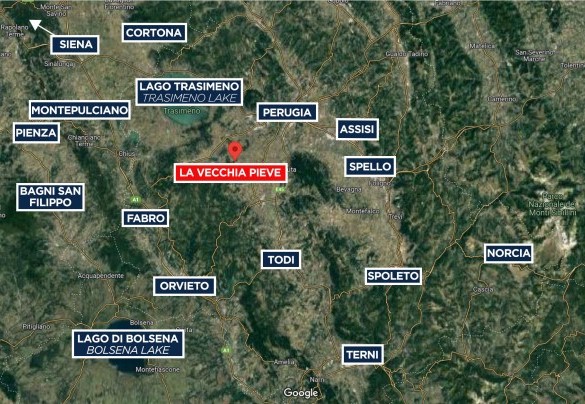 La Vecchia Pieve - Mappa
