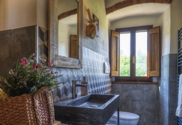 Bagno di servizio n.5 in cucina - La Vecchia Pieve