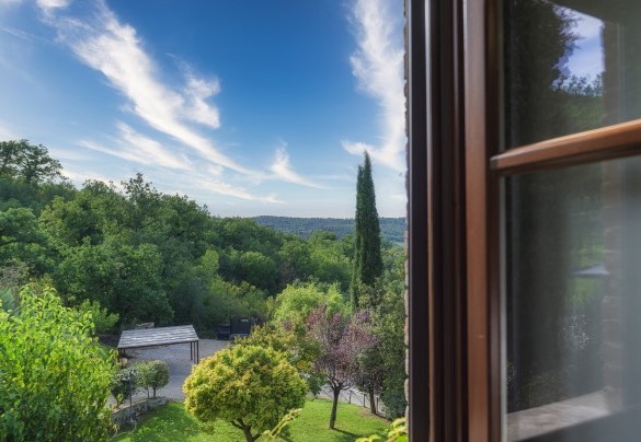 Vista dalla Camera n.3 - La Vecchia Pieve 
