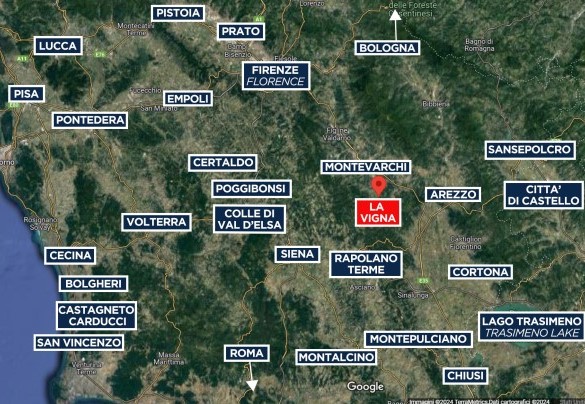 La Vigna - Map