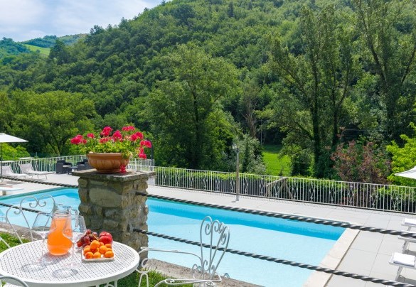 La piscina garantisce il massimo della privacy - La villa Dina