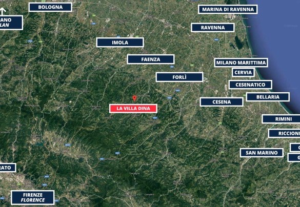 La Villa Dina - Mappa