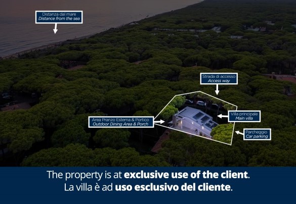 La Villa in Pineta - Property Layout