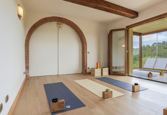 Sala yoga - La Villa nell'isola verde